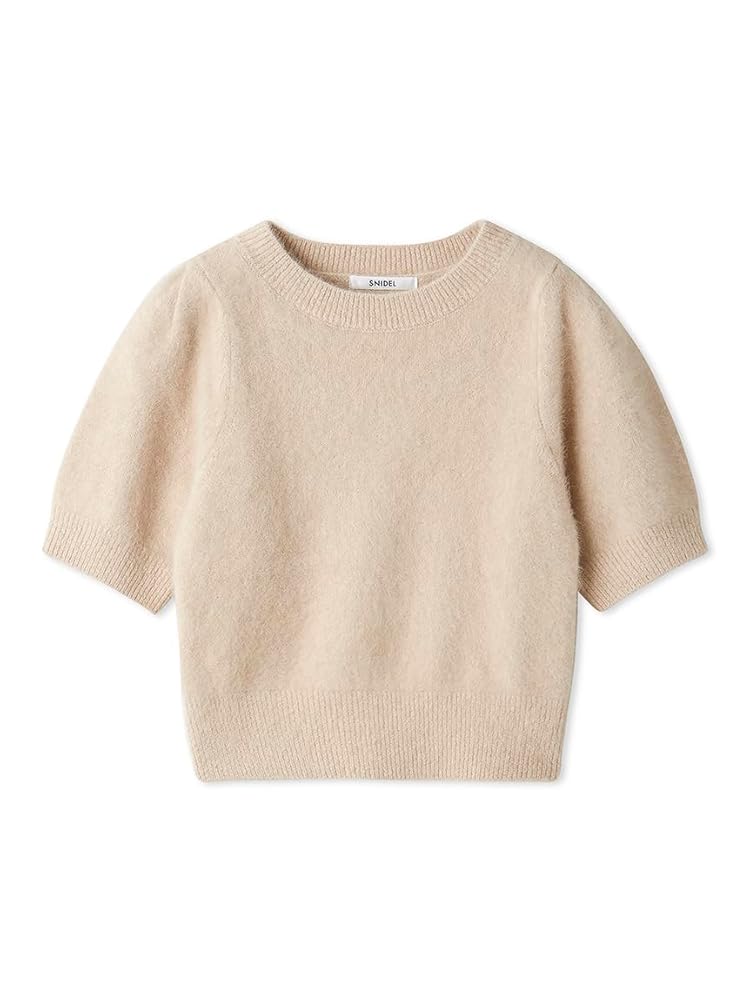Amazon | [スナイデル] フォックスカシミヤハーフスリーブプル